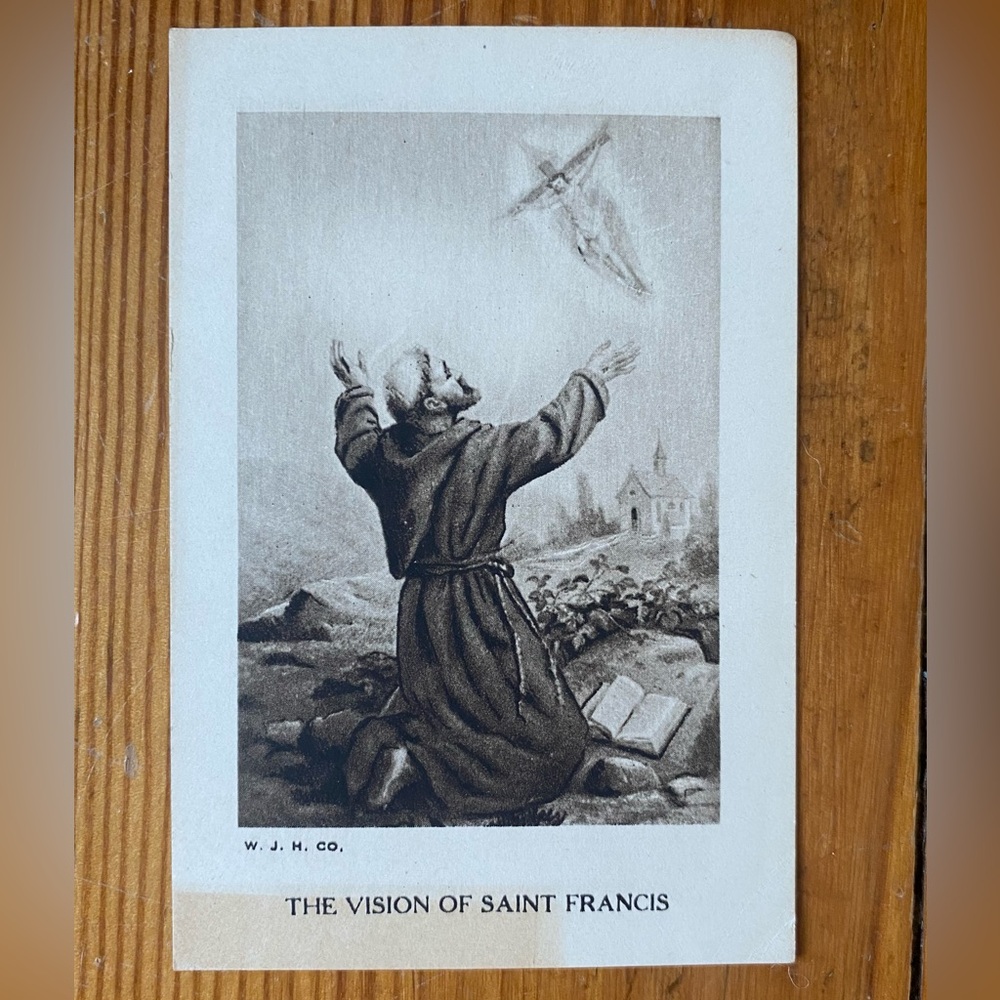 Antique Religious Image/Card/Certificate Of Membership St. Joseph’s Union